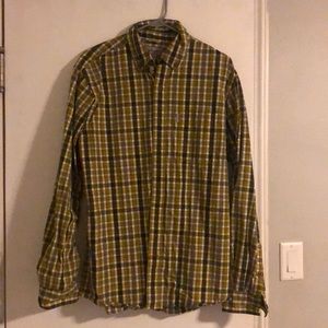 Carhartt men’s size medium button up. Yellow&grey
